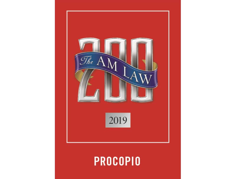 Procopio Again Named an AmLaw 200 Firm for 2019