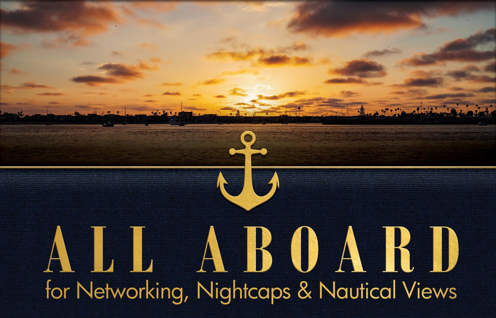 IGA 2025 Reception: ALL ABOARD for Networking, Nightcaps & Nautical Views!