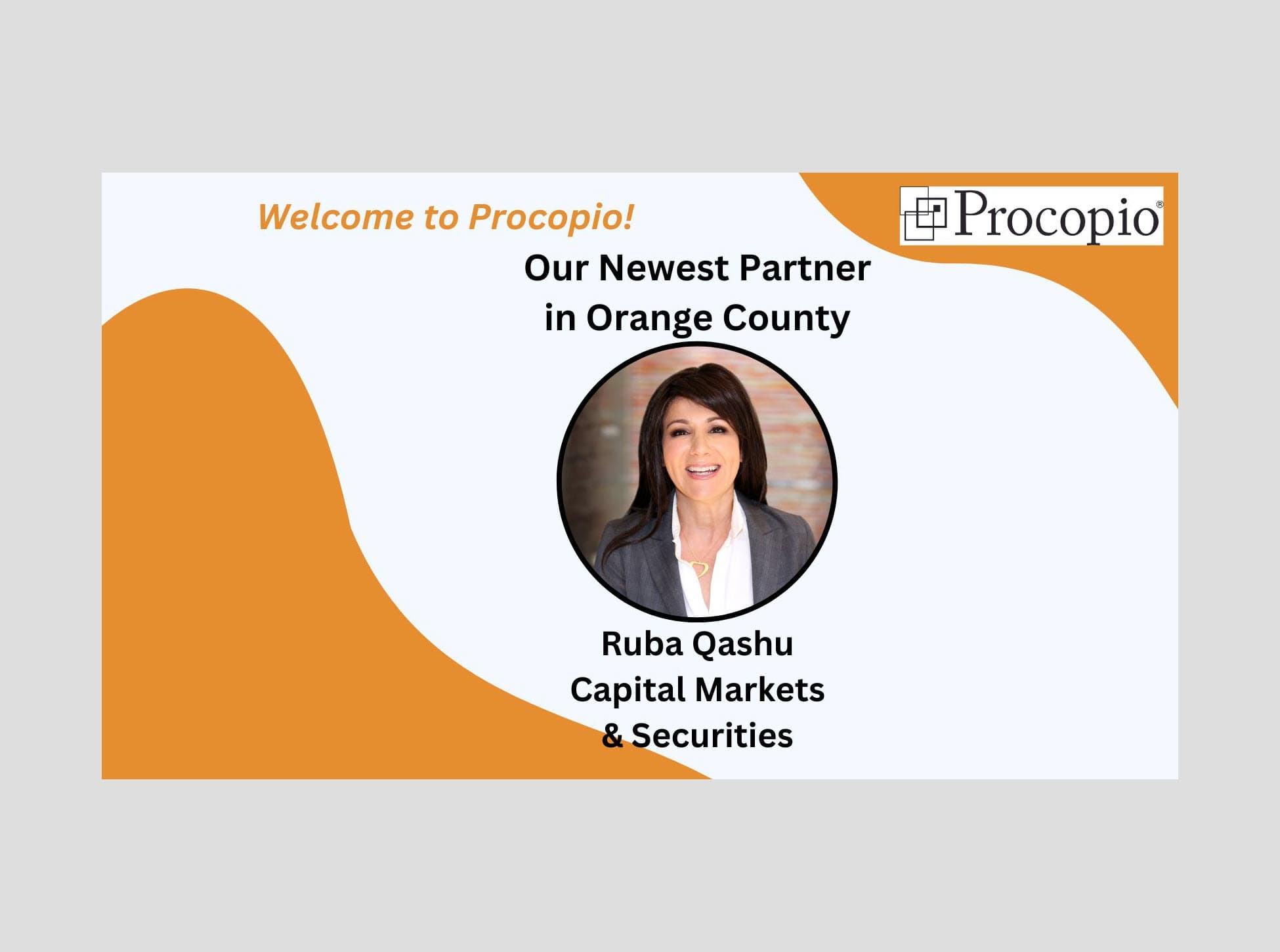 Accomplished Capital Markets and Securities Partner Ruba Qashu Joins Procopio