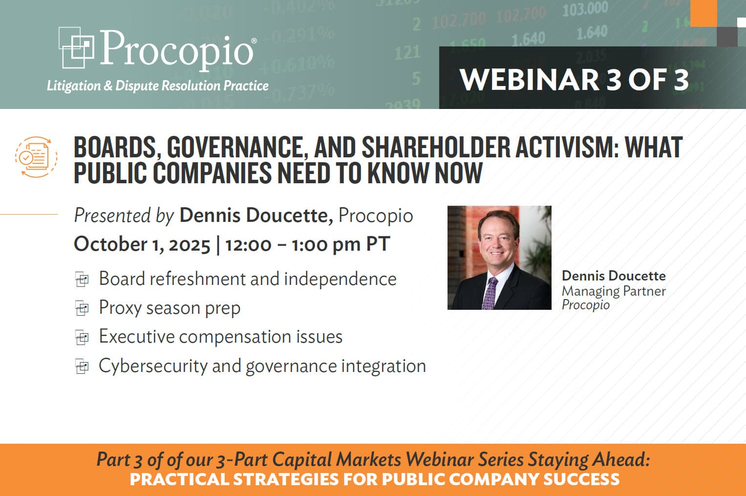 Boards, Governance, and Shareholder Activism: What Public Companies Need to Know Now