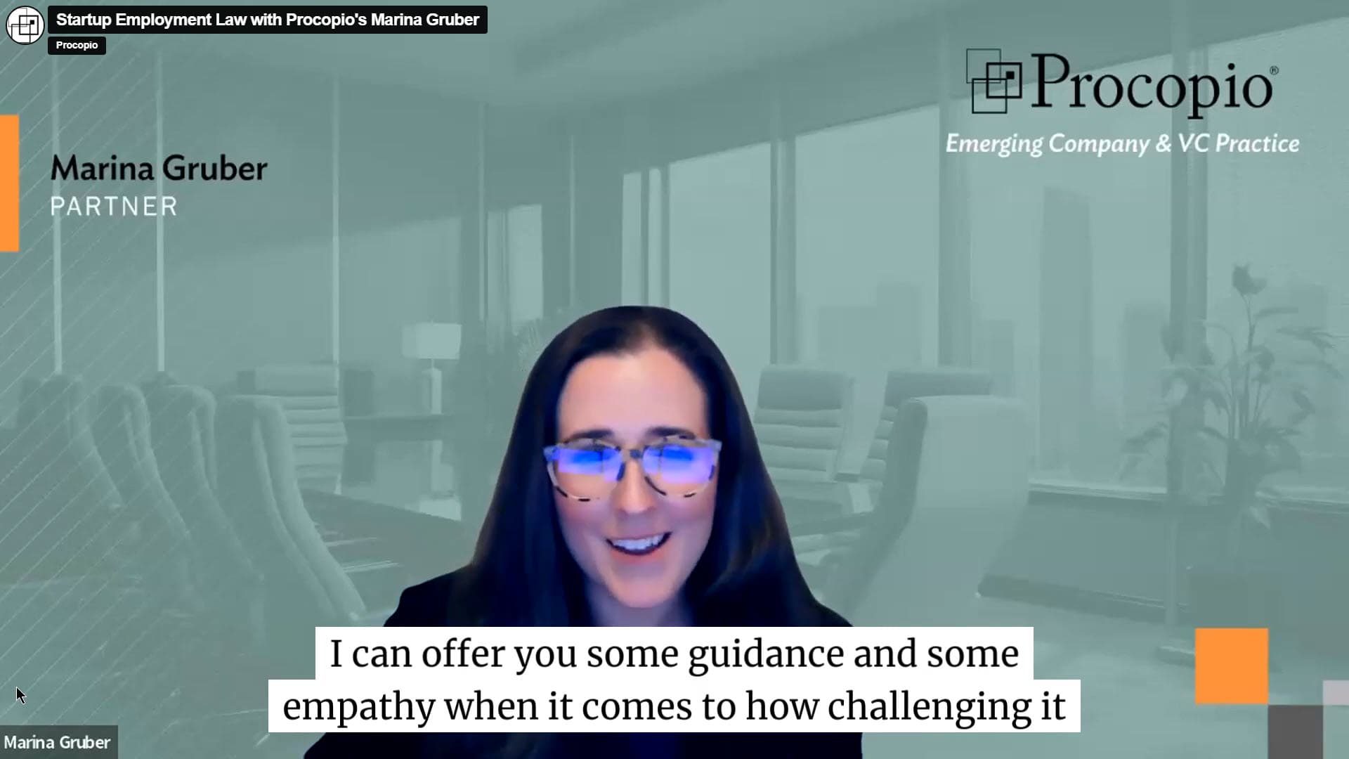 Startup Employment Law with Marina Gruber