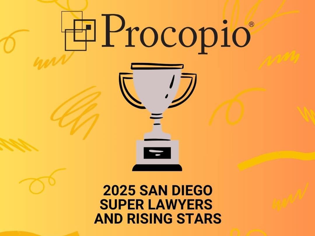 9 Procopio Practice Areas Represented in 2025 San Diego Super Lawyers ...