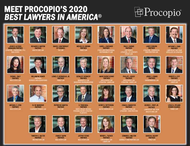 30 Procopio Attorneys Named 2020 Best Lawyers in America