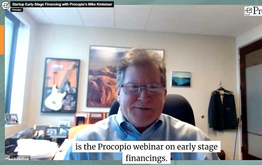 Startup Early-Stage Financing with Mike Kinkelaar