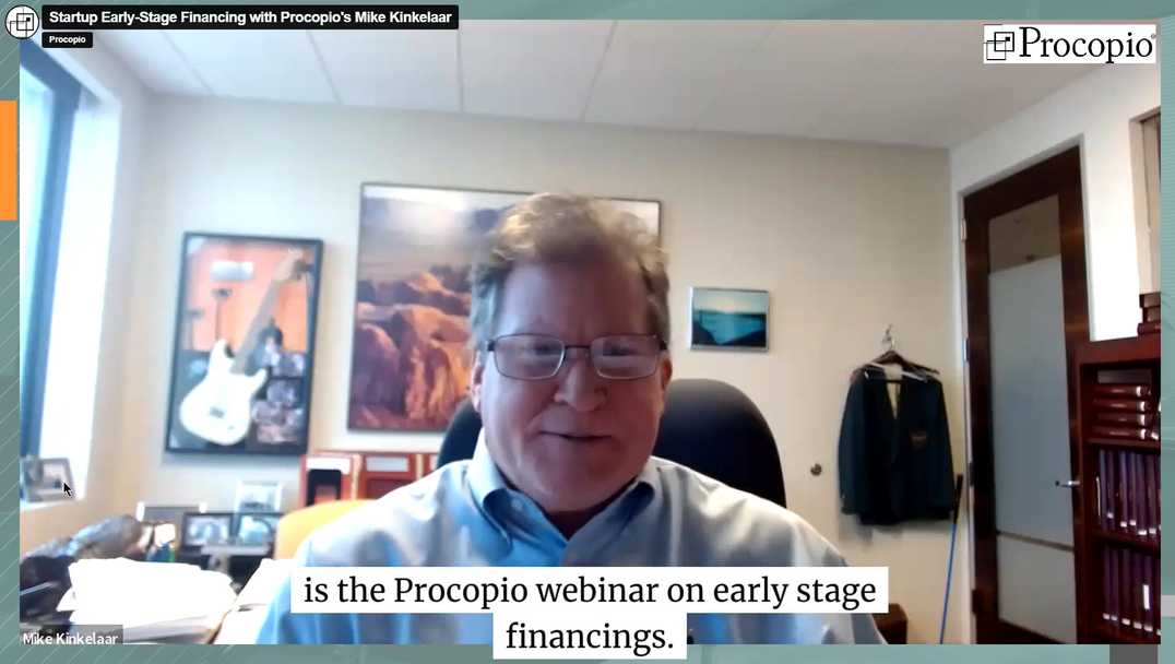 Startup Early-Stage Financing with Mike Kinkelaar