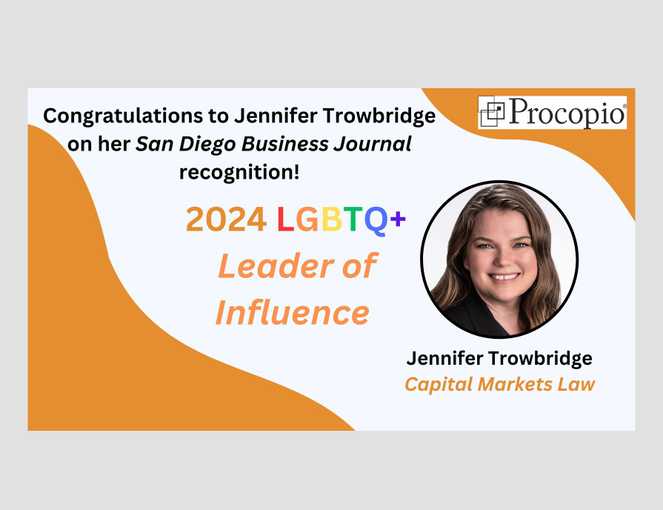 Jennifer Trowbridge Named a 2024 LGBTQ+ Leader of Influence