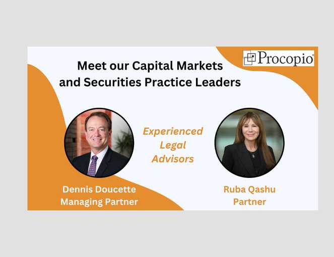Procopio’s Growing Capital Markets and Securities Practice Gains New Leadership