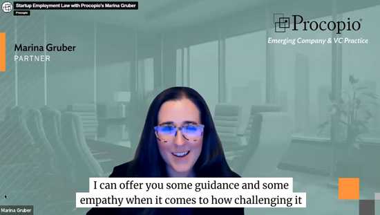 Startup Employment Law with Marina Gruber