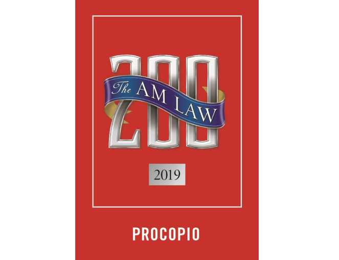 Procopio Again Named an AmLaw 200 Firm for 2019