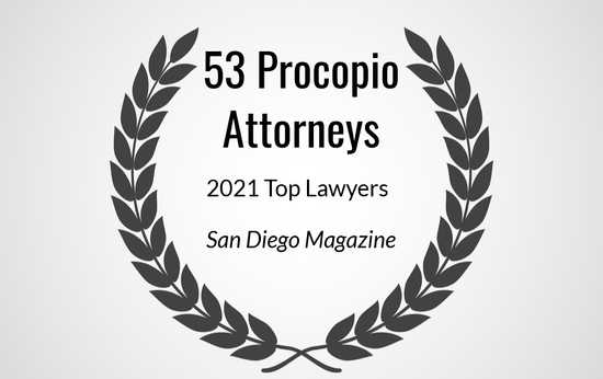 53 Procopio Attorneys Recognized as 2021 Top Lawyers by San Diego Magazine