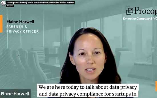 Startup Data Privacy and Compliance with Elaine Harwell