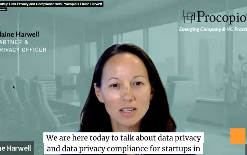 Startup Data Privacy and Compliance with Elaine Harwell