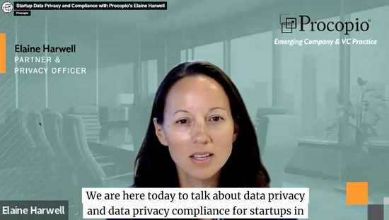 Startup Data Privacy and Compliance with Elaine Harwell