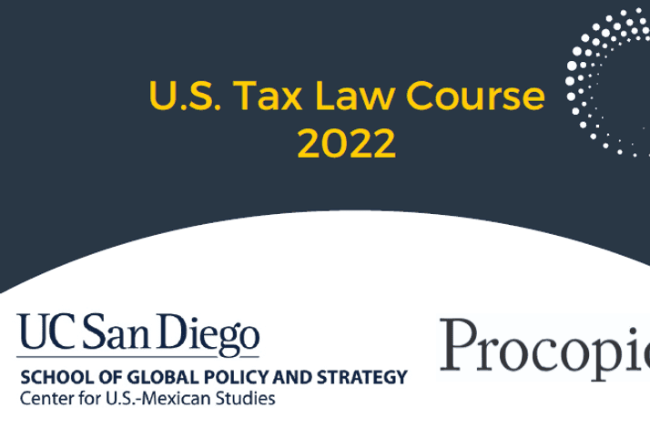 U.S. Tax Law Course 2022 - Procopio | Procopio