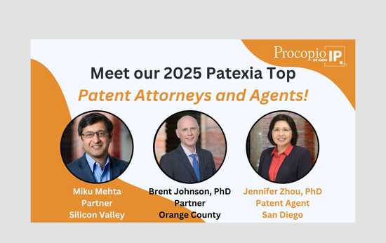 Procopio and 3 Patent Practitioners Recognized for Patent Prosecution