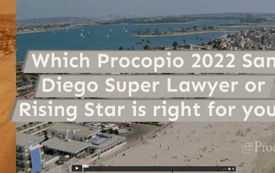 Meet our 2022 San Diego Super Lawyers and Rising Stars